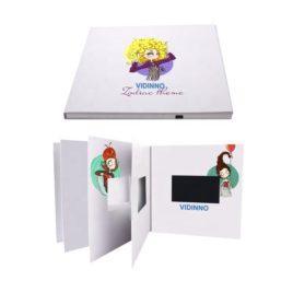 LCD Video Booklet 100% Custom-Made with Screen