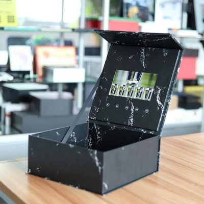 Black video gift boxes