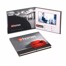 7” Hardcover A5 Touch Screen Video Brochure