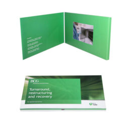 Corporate Advertising Video Brochure with Custom Printing