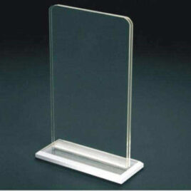 Custom Table Top Sign Holder Acrylic Display Stand