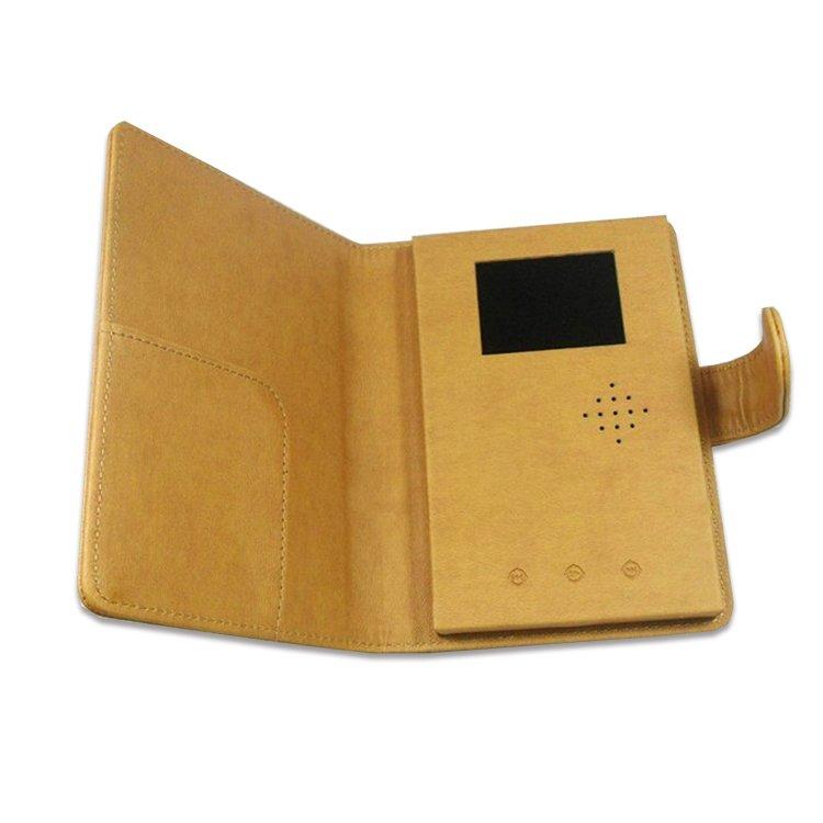 2.4-inch LCD Video Card PU Leather Notebook VGC-024P | Funimprint
