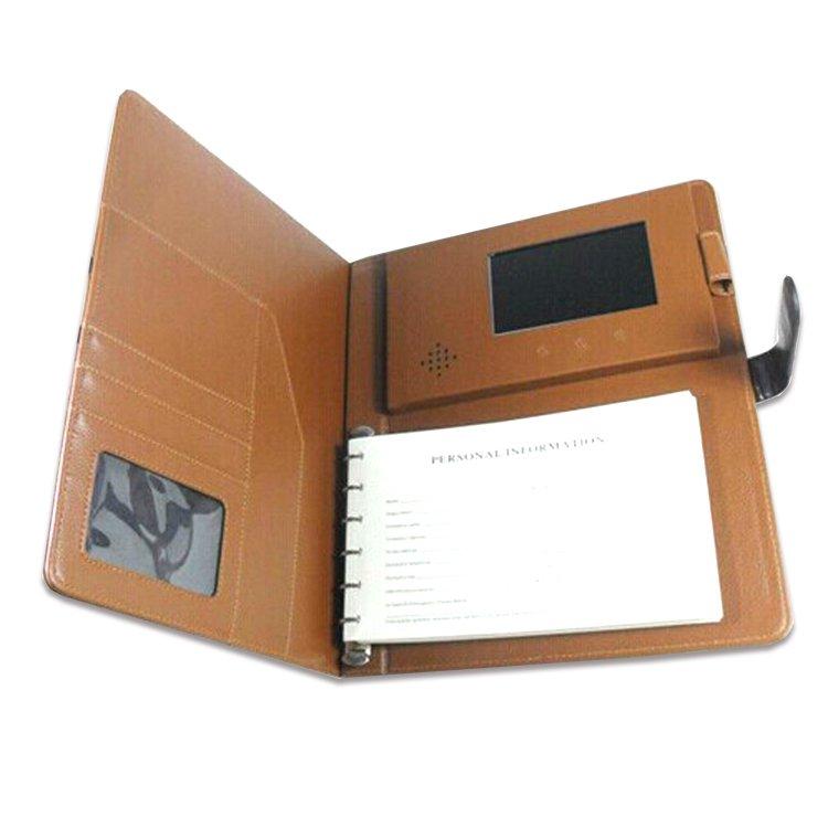 2.4-inch LCD Video Card PU Leather Notebook VGC-024P | Funimprint