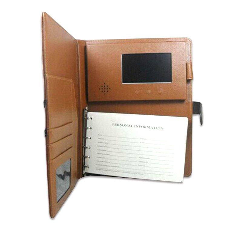 2.4-inch LCD Video Card PU Leather Notebook VGC-024P | Funimprint