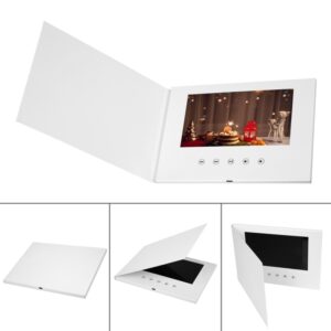 New Arrival 7 inch  Auto Player Brochure Screen Video Greeting Card