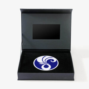 Artificial PU Leather Video Packaging Box for Luxury Gifts